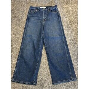 Apiece Apart Merida Tulum Wash Wide-Leg Denim Jeans Women 30 Tulum Wash USA Made